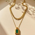 Emerald Medallion Set