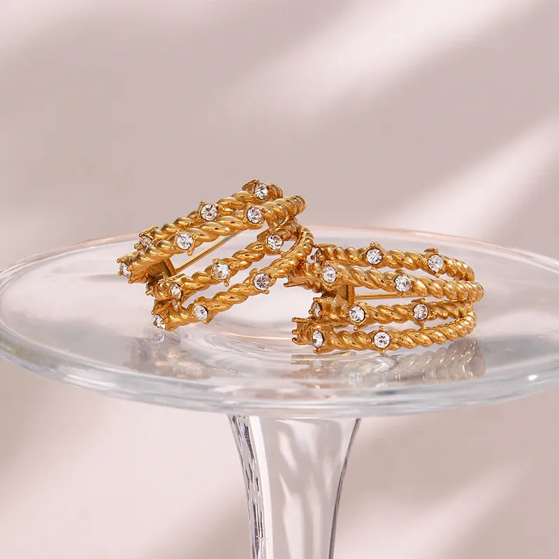 Nova Triple Twist Earing