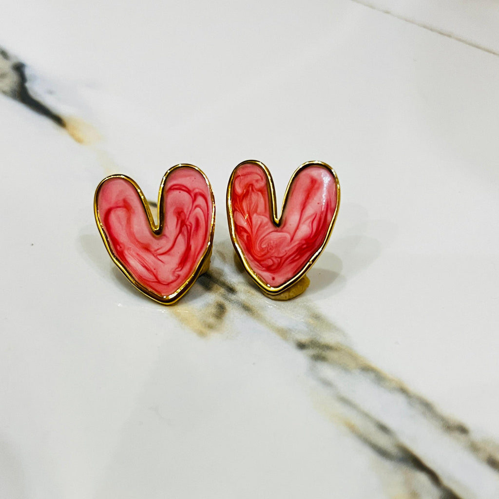 Heart Studs