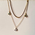 Layered Butterfly Necklace