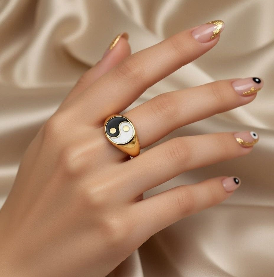 Zen Enamel Ring