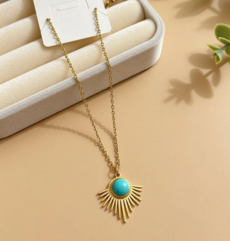 Azure Ray Necklace
