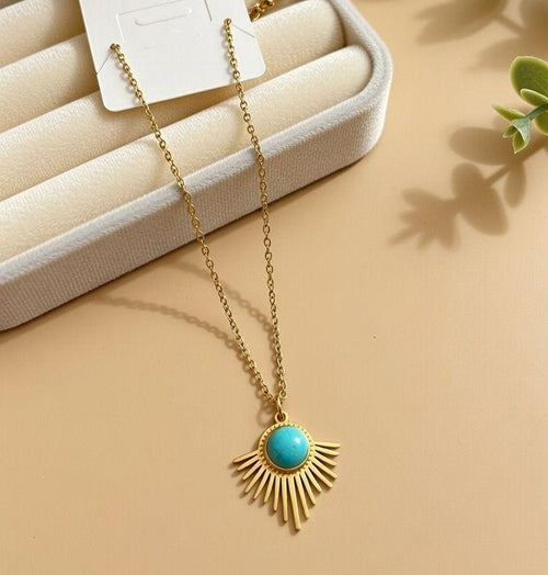 Azure Ray Necklace