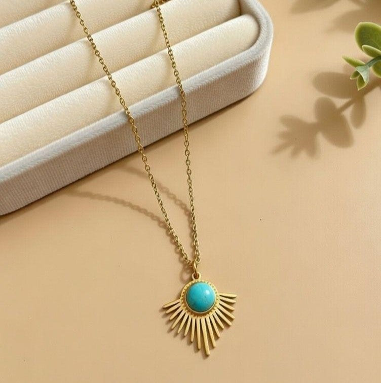 Azure Ray Necklace
