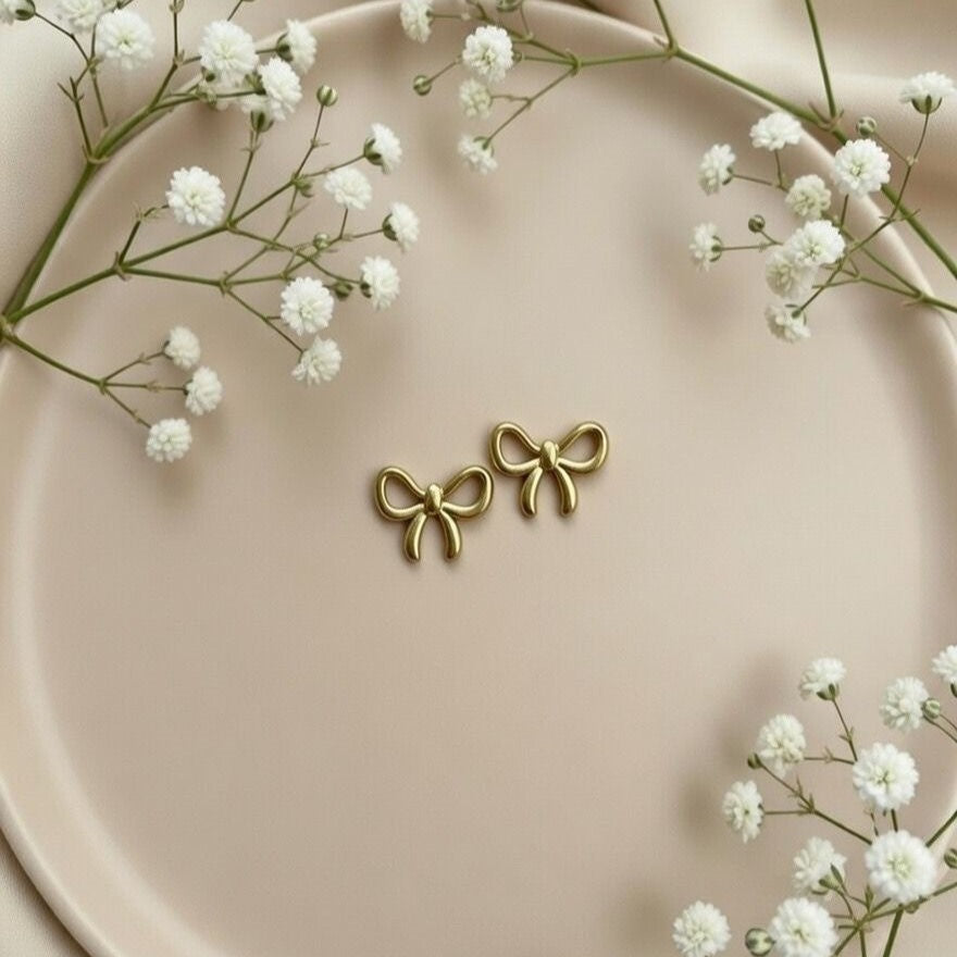Coquette Bow Studs