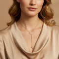 BUTTERFLY LARIAT NECKLACE
