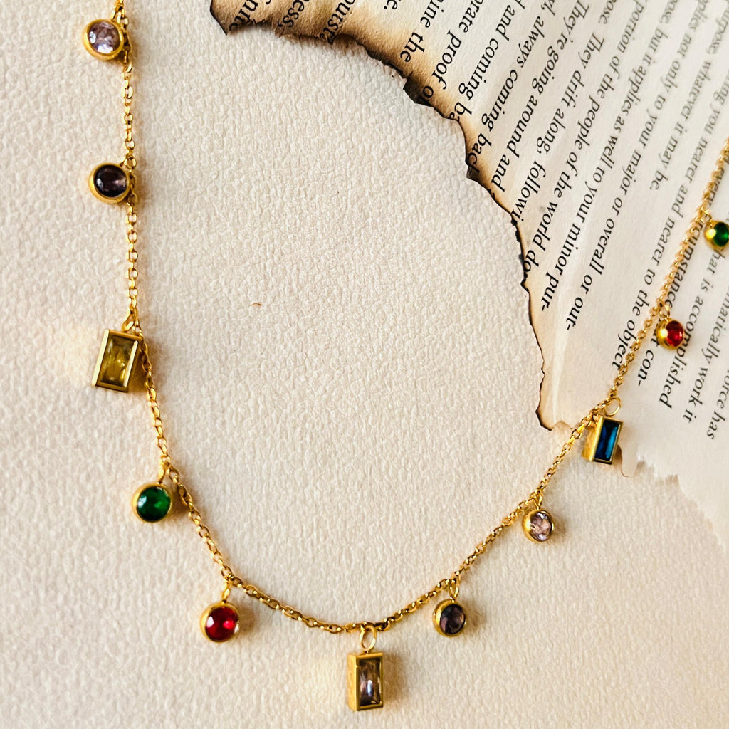 MULTI_GEMSTONE NECKLACE
