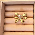 PEARL BOW RING